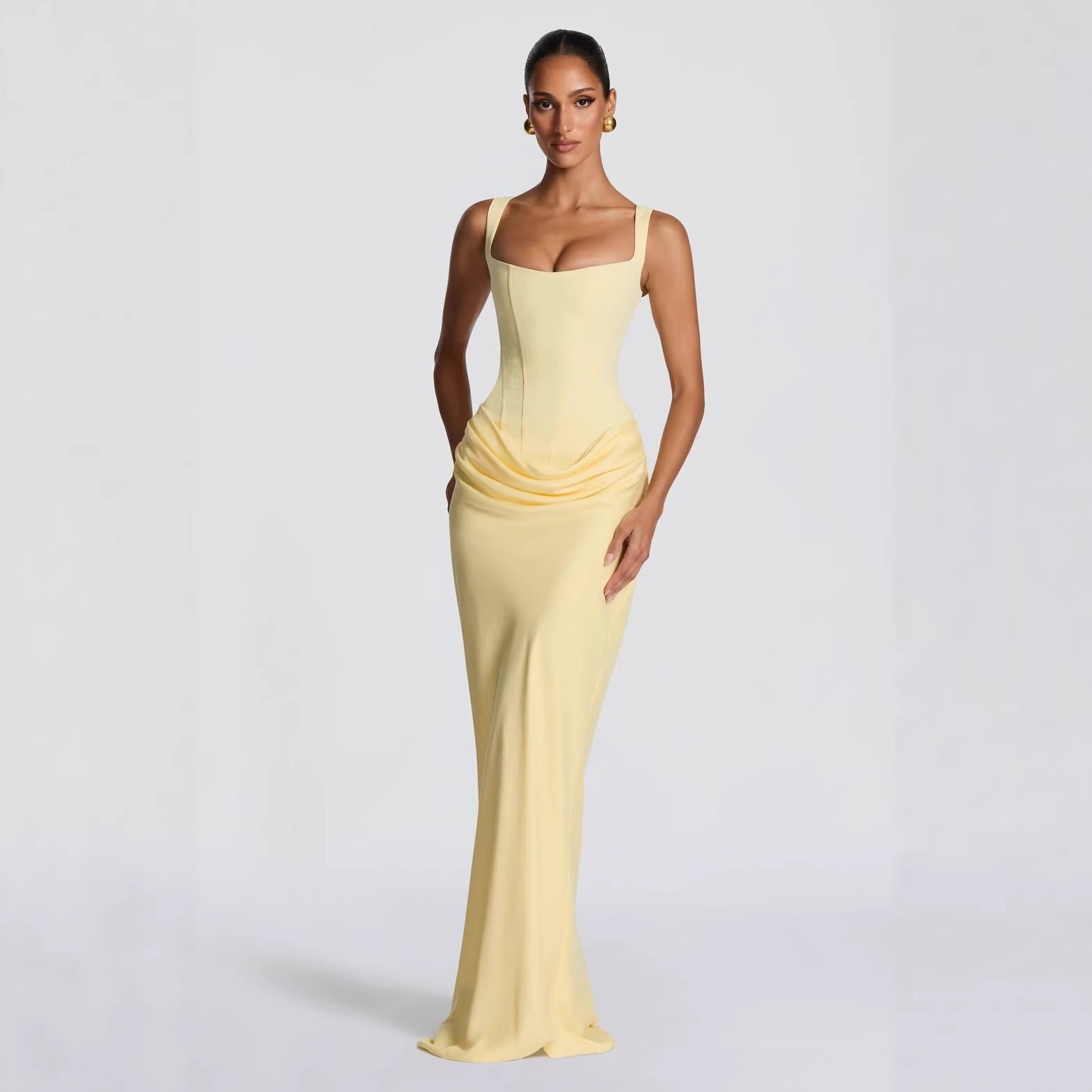 Womens Slim Fit Fishtail Knit Dress