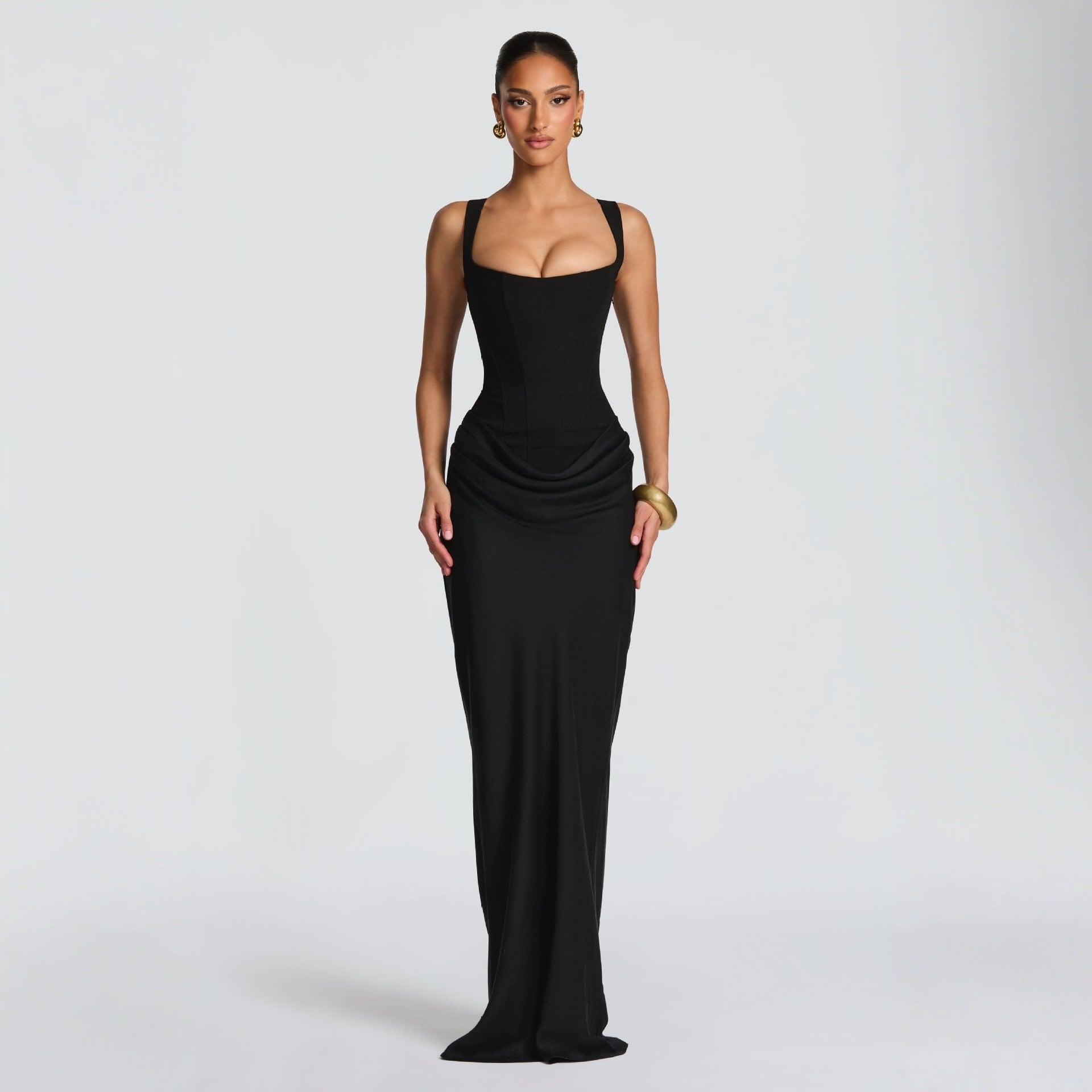 Womens Slim Fit Fishtail Knit Dress